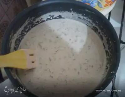 Печенка в сырном соусе