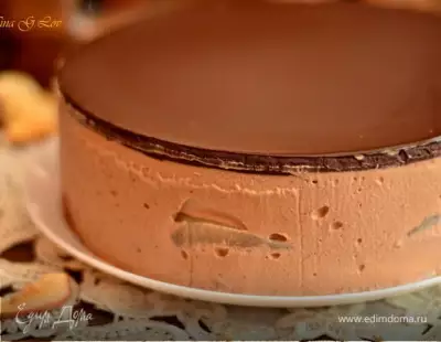 Торт мусс шоколадно грушевый gyermek körtetorta