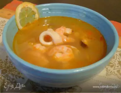 Рыбный суп в стиле Буйабес