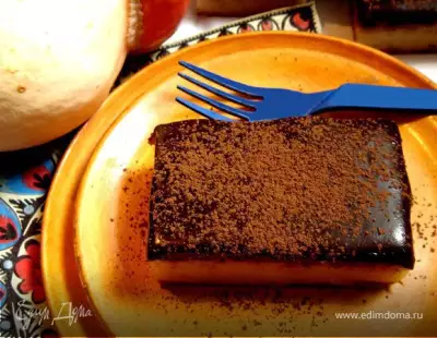 Тыквенный пирог с шоколадом