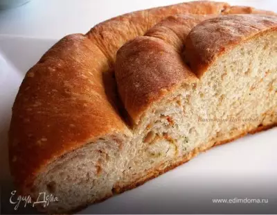 Хлеб пшенично-ржаной с укропом и паприкой