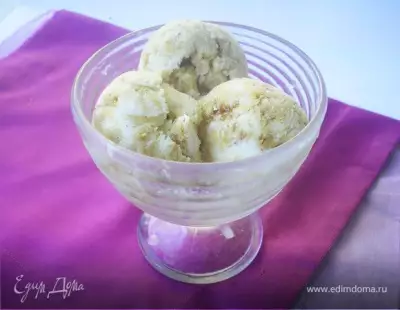 Мороженое на вьетнамском йогурте с грильяжем + рецепт вьетнамского йогурта
