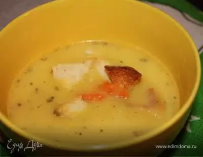Суп из тыквы с мятой