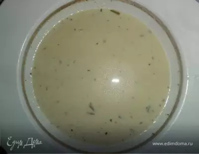Кремовый грибной суп с эстрагоном