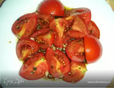 Итальянский помидорный салат
