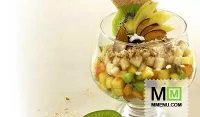 Салат коктейль фруктовый калейдоскоп