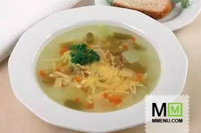 Итальянский суп с фасолью