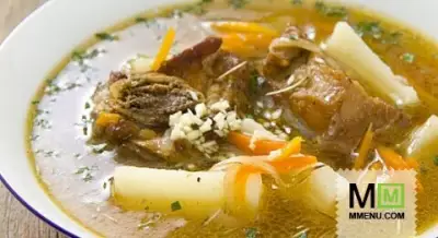 Суп с телятиной по римски