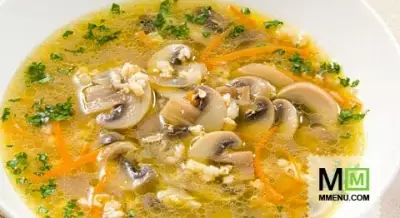 Суп с грибами