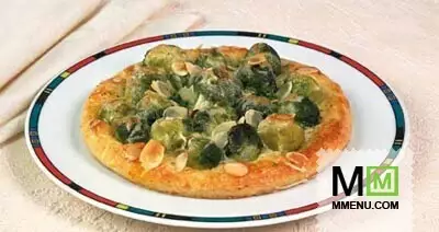 Пицца с брюссельской капустой