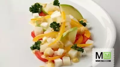 Салат с картофелем и овощами