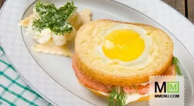 Горячие бутерброды с яйцами