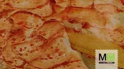 Творожный пирог с безе "Утренняя роса"