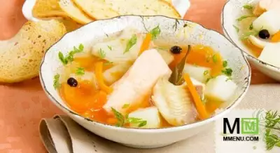 Легкий рыбный суп