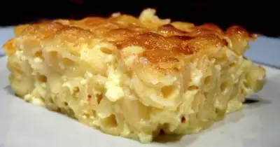 Запеканка из макарон с сыром в духовке