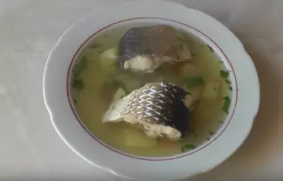 Пряная уха из головы пеленгаса – легкий рецепт рыбного супа