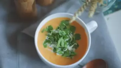 Постный диетический суп-пюре из тыквы