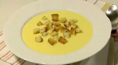 Суп-пюре с кабачком и картошкой