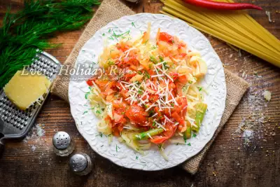 Паста с овощами по-итальянски