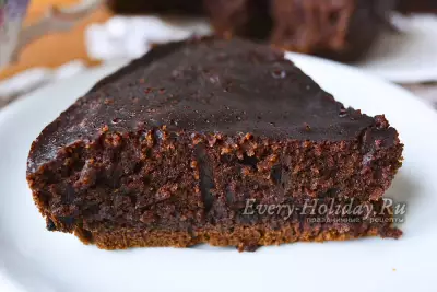Постный шоколадный пирог