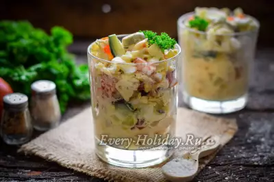 20 салатов с морским коктейлем, которые легко приготовить