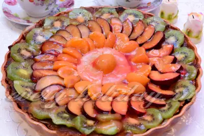 Желейный пирог с фруктами