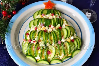 Новогодний салат «Елка»