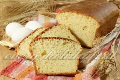 Пшеничный хлеб  в духовке