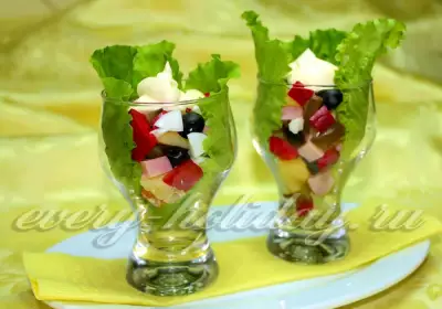 Порционный салат «Калейдоскоп»