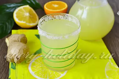 Имбирный лимонад – полезный напиток
