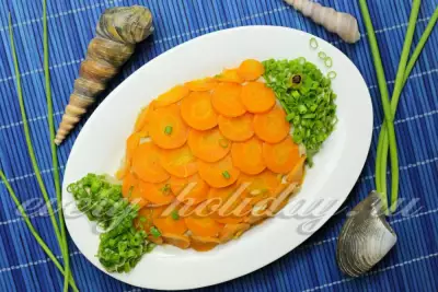 Селедочный паштет с морковью и плавленым сыром
