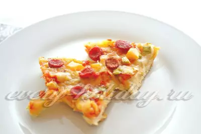 Вкусная  пицца «Елочка»