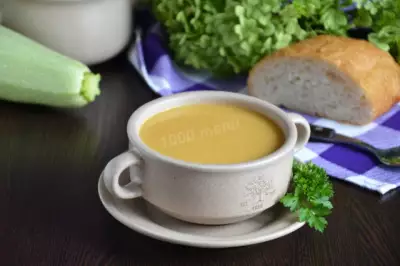 Суп пюре из кабачков
