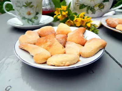Домашнее песочное печенье на маргарине фото
