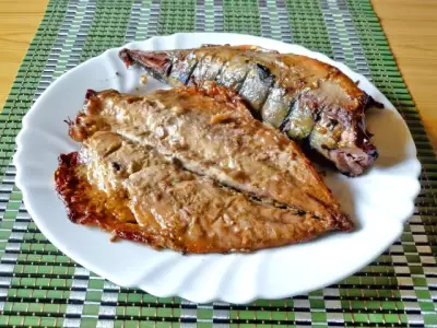 Рыба барбекю в маринаде