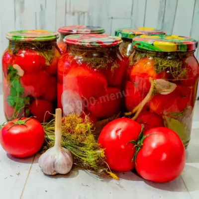 Маринованные помидоры без стерилизации на зиму