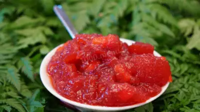 Джем из клубники с кусочками ягод на агар-агар