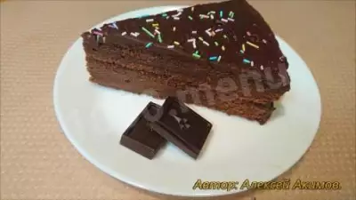 Торт Захер шоколадный