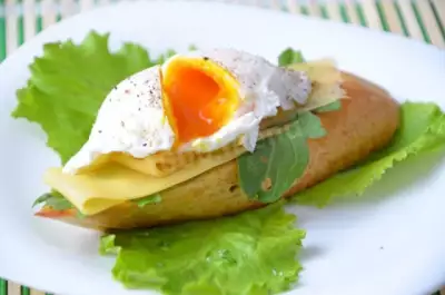 Яйцо пашот - французский завтрак