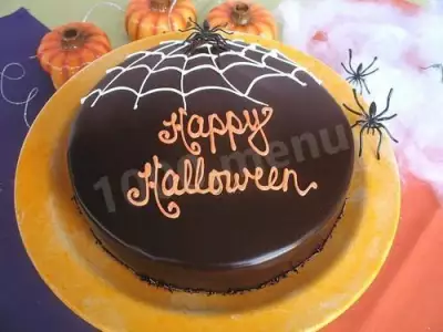 Торт на Хэллоуин шоколадный