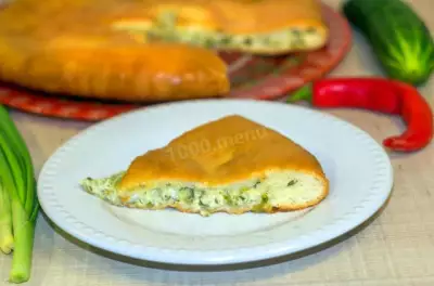Осетинский пирог с сыром и зеленью рецепт домашний
