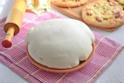 Тесто для пиццы в хлебопечке