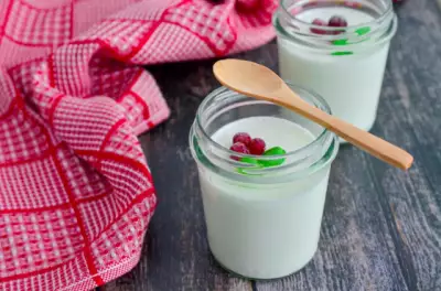 Сладкий домашний йогурт в мультиварке из закваски со сливкам