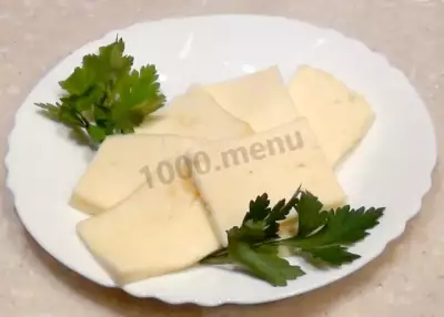 Домашний твердый сыр из творога и молока