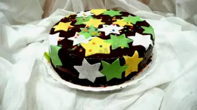 Торт Чародейка из мастики