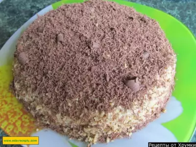Крепвиль - французский блинный торт на сковороде