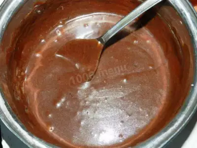 Шоколадная глазурь для эклеров