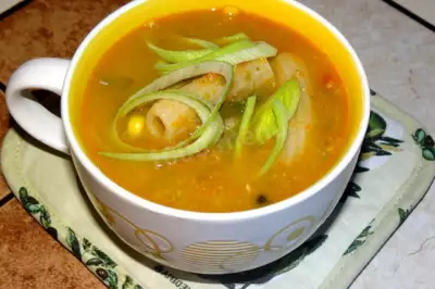 Суп из замороженных овощей Минестроне
