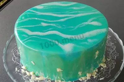 Цветная зеркальная глазурь для торта