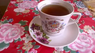 Черный чай с мятой